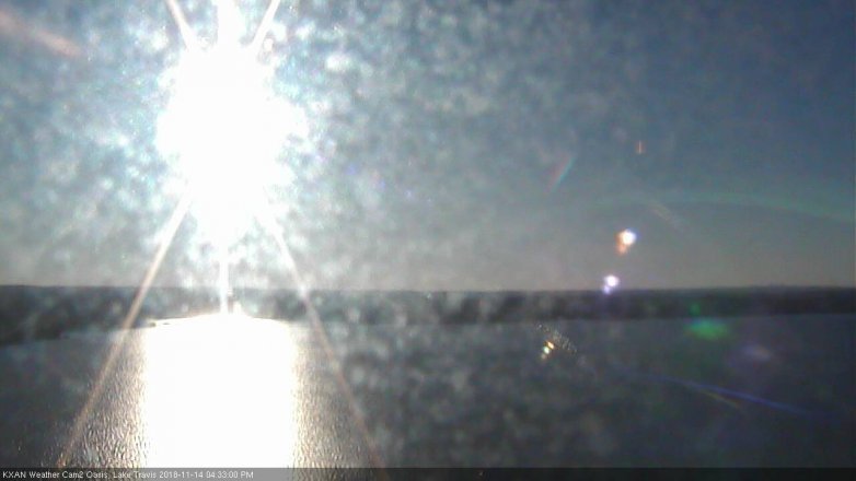 Lake Travis webcam, November 14, 2018 3:35 PM CT