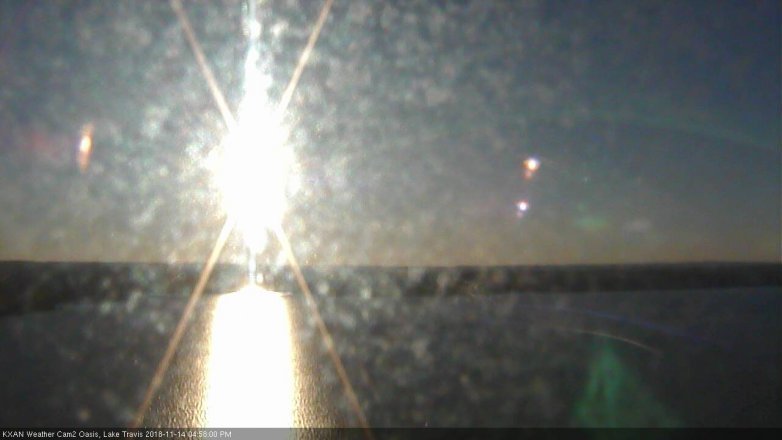 Lake Travis webcam, November 14, 2018 4:00 PM CT