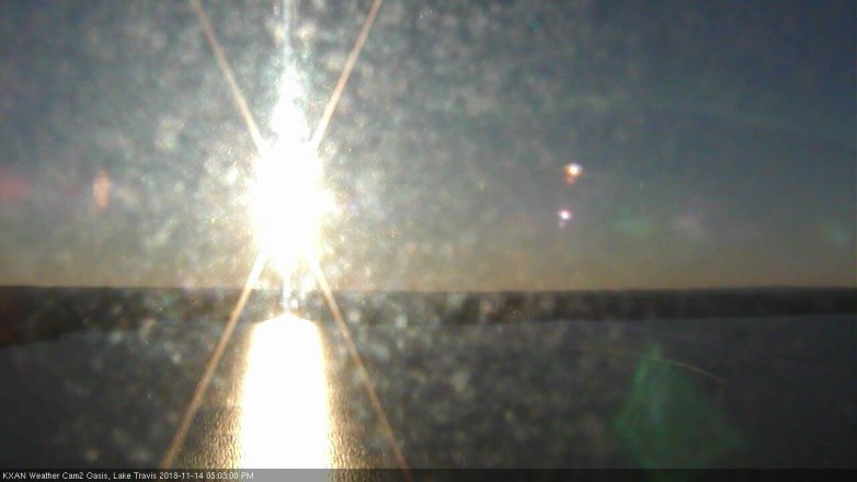 Lake Travis webcam, November 14, 2018 4:05 PM CT