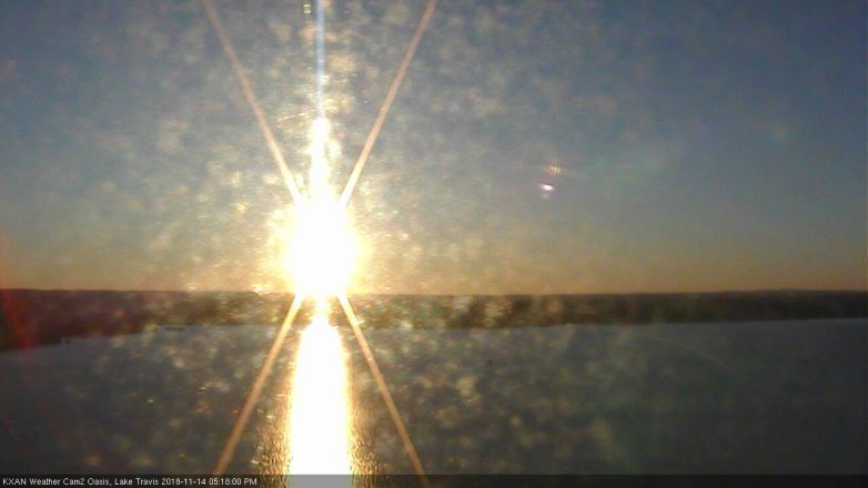 Lake Travis webcam, November 14, 2018 4:20 PM CT