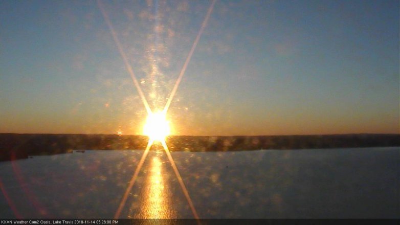 Lake Travis webcam, November 14, 2018 4:30 PM CT