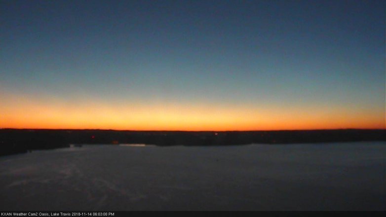 Lake Travis webcam, November 14, 2018 5:05 PM CT