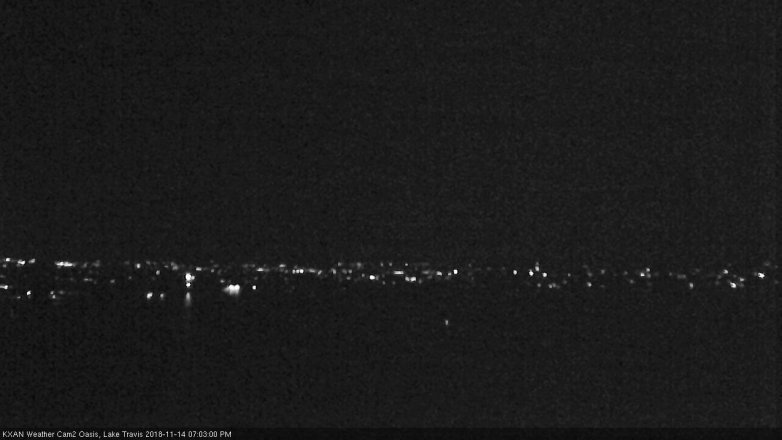 Lake Travis webcam, November 14, 2018 6:05 PM CT
