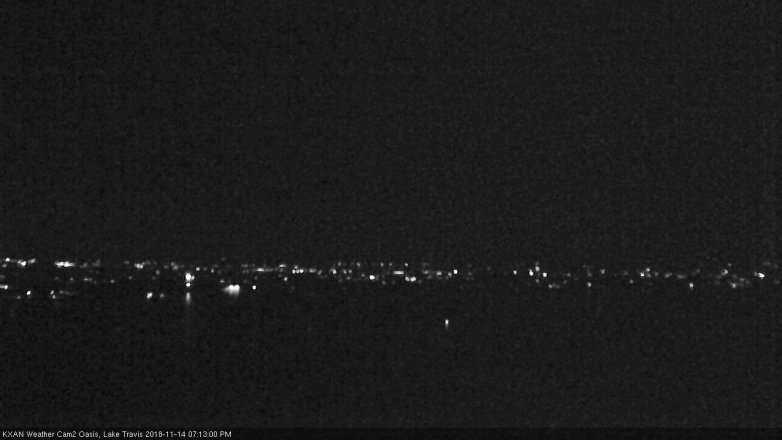Lake Travis webcam, November 14, 2018 6:15 PM CT
