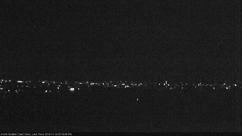 Lake Travis webcam, November 14, 2018 6:20 PM CT