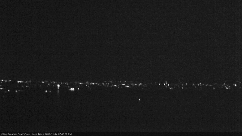 Lake Travis webcam, November 14, 2018 6:50 PM CT