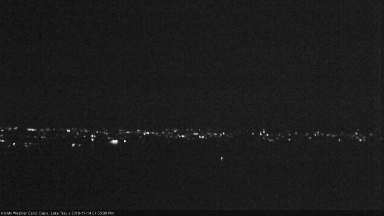 Lake Travis webcam, November 14, 2018 7:00 PM CT