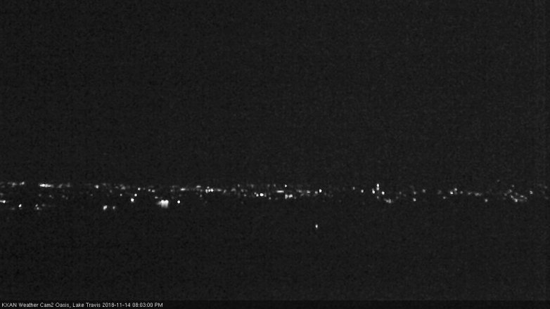 Lake Travis webcam, November 14, 2018 7:05 PM CT