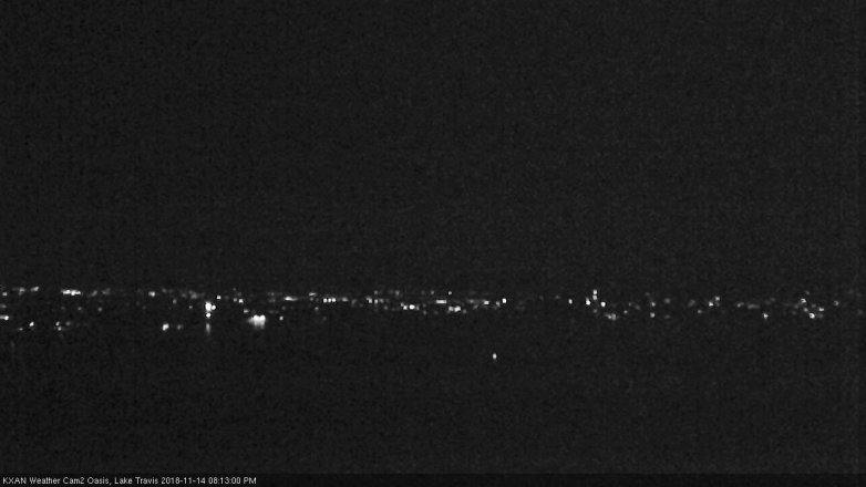 Lake Travis webcam, November 14, 2018 7:15 PM CT