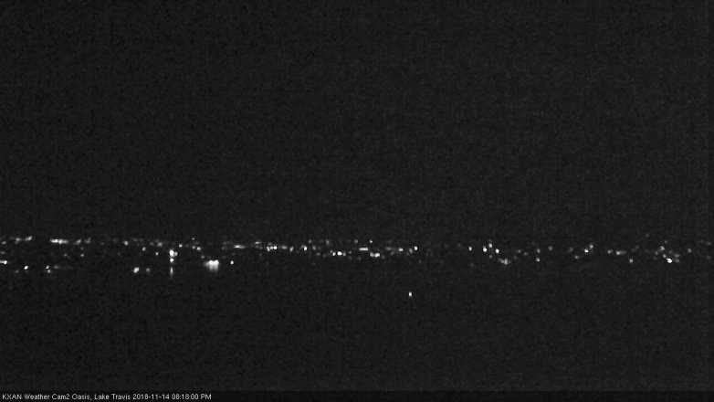 Lake Travis webcam, November 14, 2018 7:20 PM CT