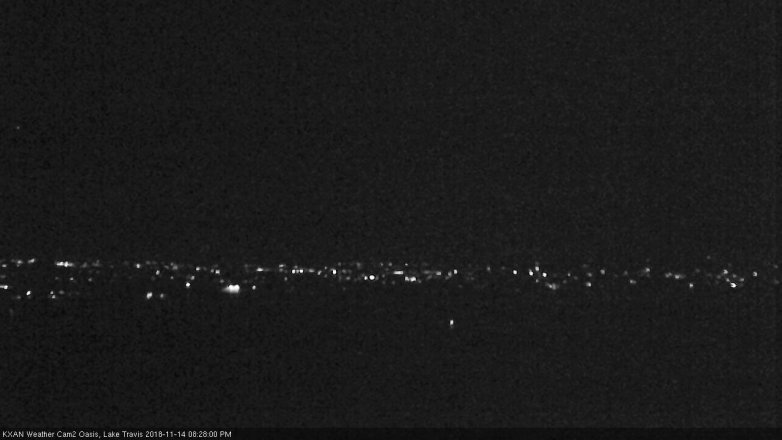 Lake Travis webcam, November 14, 2018 7:30 PM CT