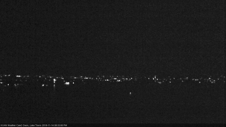 Lake Travis webcam, November 14, 2018 7:35 PM CT