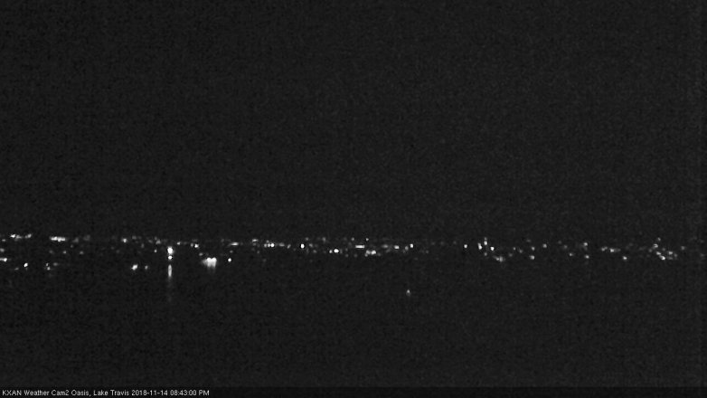 Lake Travis webcam, November 14, 2018 7:45 PM CT