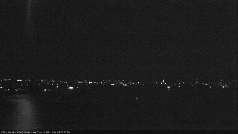 Lake Travis webcam, November 14, 2018 8:40 PM CT