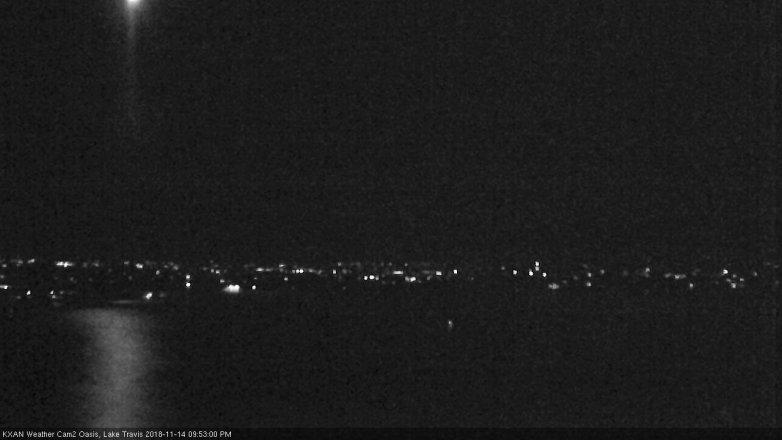 Lake Travis webcam, November 14, 2018 8:55 PM CT