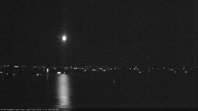 Lake Travis webcam, November 14, 2018 9:55 PM CT