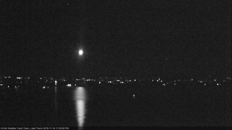 Lake Travis webcam, November 14, 2018 10:05 PM CT