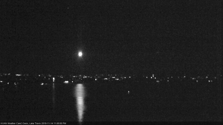 Lake Travis webcam, November 14, 2018 10:10 PM CT