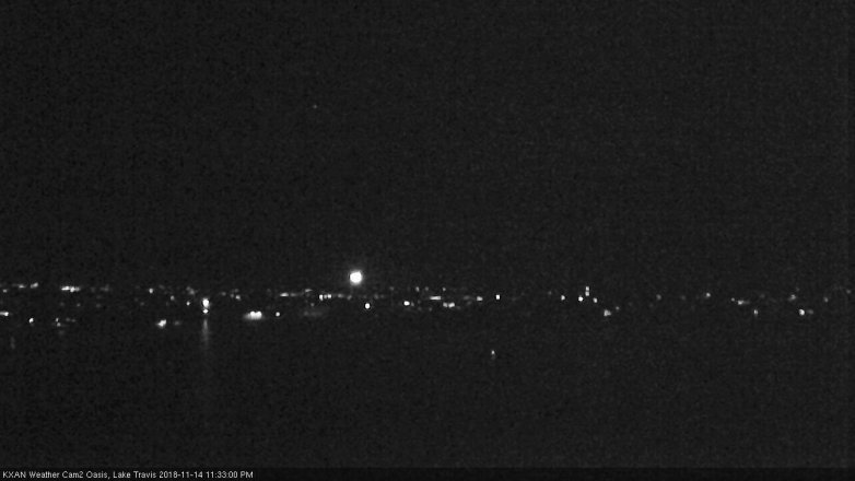 Lake Travis webcam, November 14, 2018 10:35 PM CT