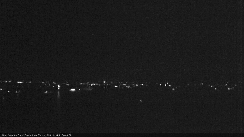 Lake Travis webcam, November 14, 2018 10:40 PM CT