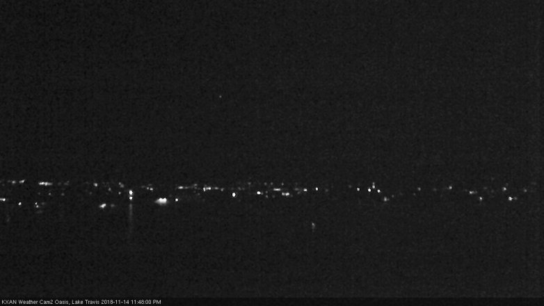 Lake Travis webcam, November 14, 2018 10:50 PM CT