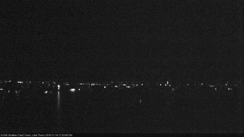 Lake Travis webcam, November 14, 2018 10:55 PM CT