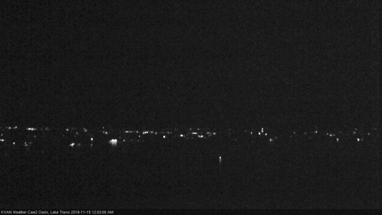 Lake Travis webcam, November 14, 2018 11:05 PM CT
