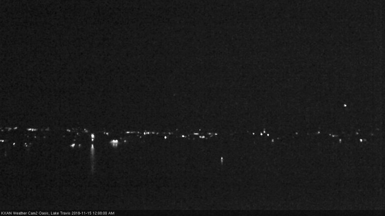 Lake Travis webcam, November 14, 2018 11:10 PM CT