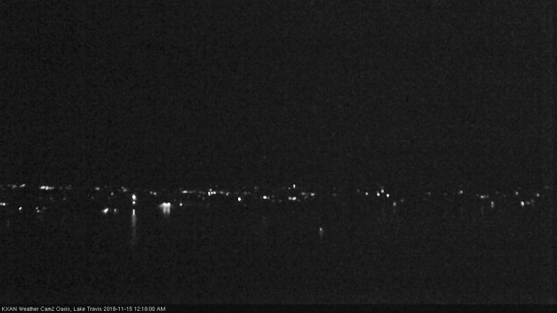 Lake Travis webcam, November 14, 2018 11:20 PM CT