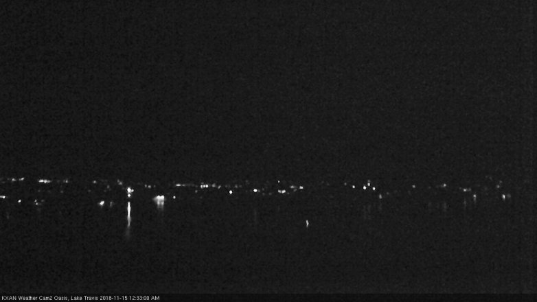 Lake Travis webcam, November 14, 2018 11:35 PM CT