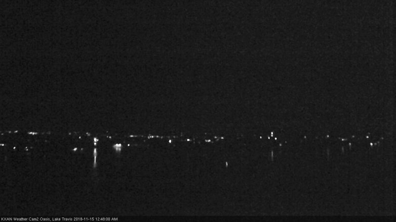 Lake Travis webcam, November 14, 2018 11:50 PM CT