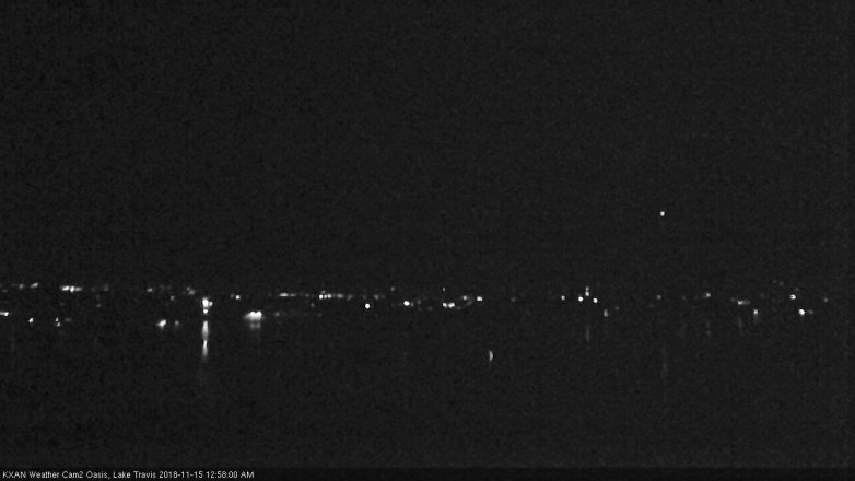 Lake Travis webcam, November 14, 2018 12:00 AM CT