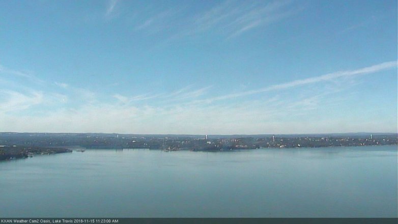 Lake Travis webcam, November 15, 2018 10:25 AM CT