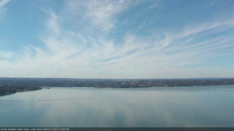 Lake Travis webcam, November 15, 2018 11:15 AM CT