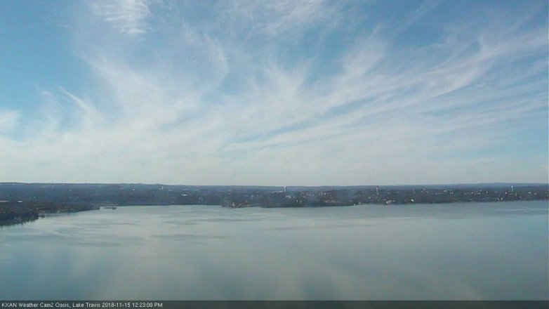 Lake Travis webcam, November 15, 2018 11:25 AM CT