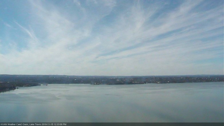 Lake Travis webcam, November 15, 2018 11:35 AM CT