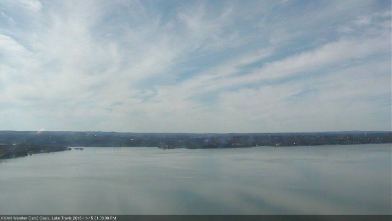 Lake Travis webcam, November 15, 2018 12:10 PM CT