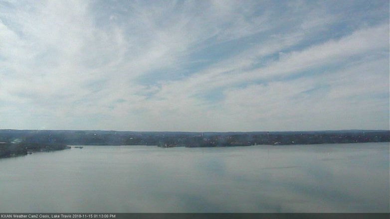 Lake Travis webcam, November 15, 2018 12:15 PM CT