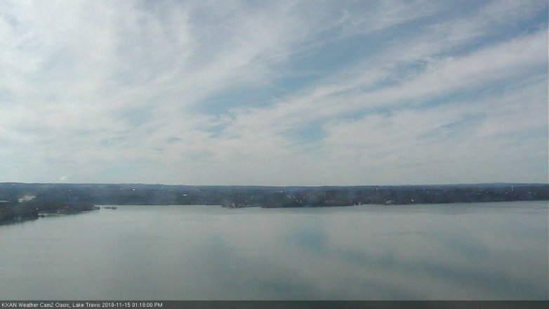 Lake Travis webcam, November 15, 2018 12:20 PM CT