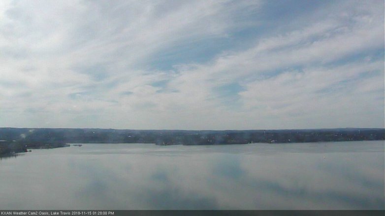 Lake Travis webcam, November 15, 2018 12:30 PM CT
