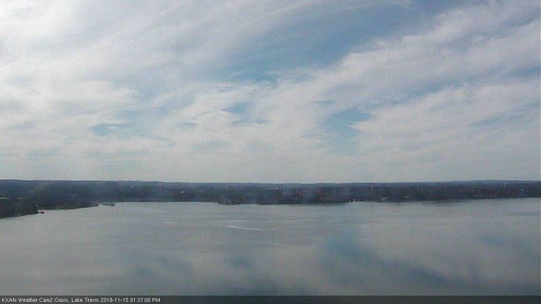 Lake Travis webcam, November 15, 2018 12:40 PM CT