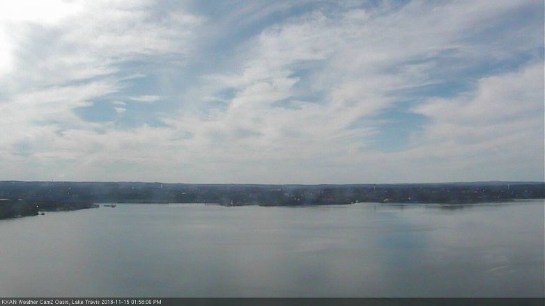 Lake Travis webcam, November 15, 2018 1:00 PM CT