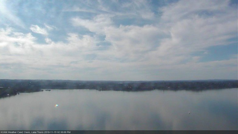 Lake Travis webcam, November 15, 2018 1:40 PM CT
