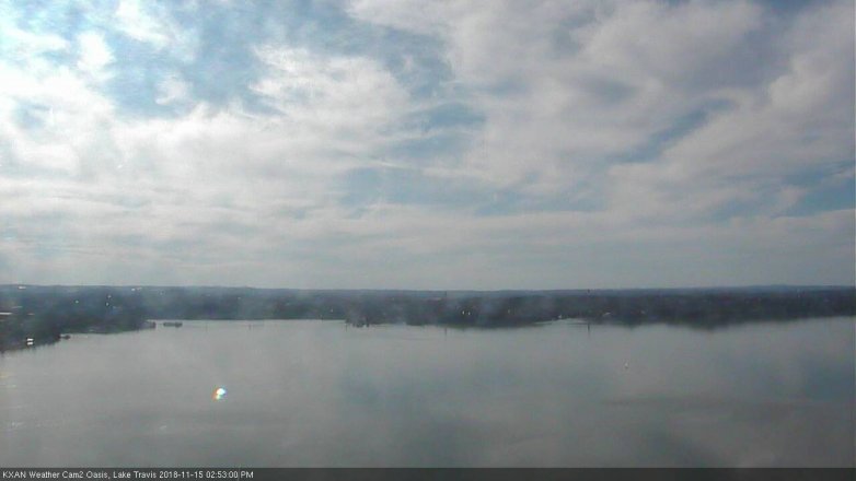 Lake Travis webcam, November 15, 2018 1:55 PM CT