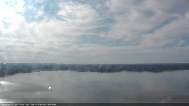 Lake Travis webcam, November 15, 2018 2:00 PM CT