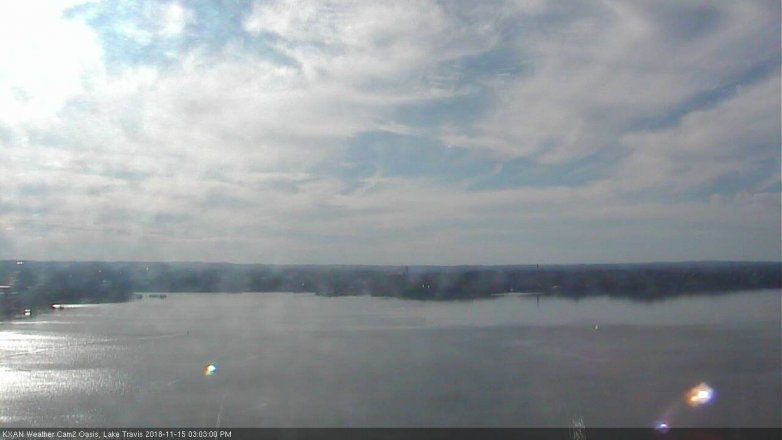 Lake Travis webcam, November 15, 2018 2:05 PM CT
