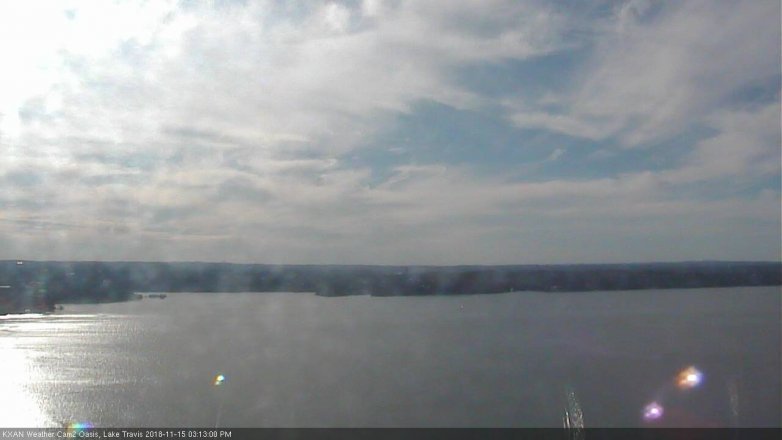 Lake Travis webcam, November 15, 2018 2:15 PM CT