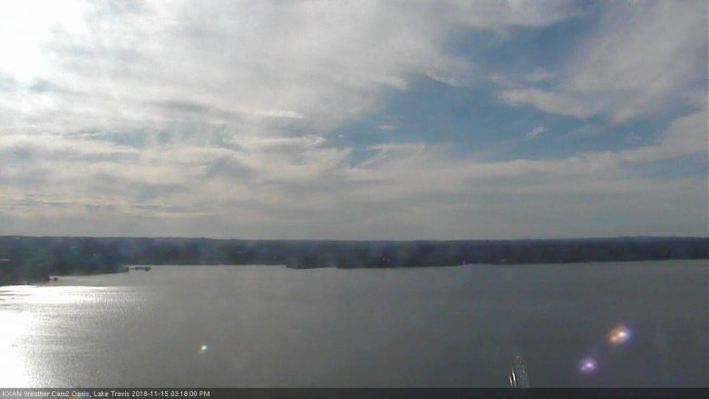Lake Travis webcam, November 15, 2018 2:20 PM CT