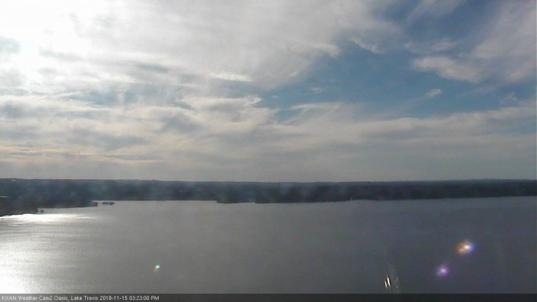 Lake Travis webcam, November 15, 2018 2:25 PM CT