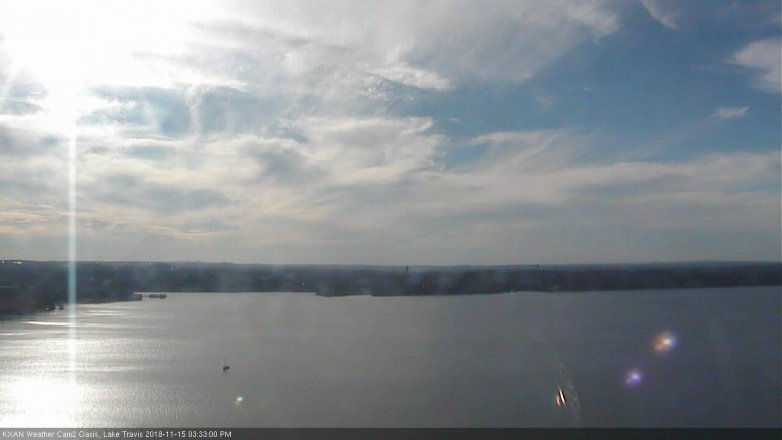 Lake Travis webcam, November 15, 2018 2:35 PM CT